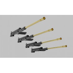 1/35 FlaKvierling 38 Gun Barrels with Body AA Gun (x4)