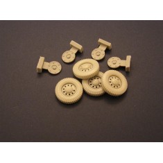 1/35 Road Wheels with Spare for British Scout Car "Dingo" (4pcs)