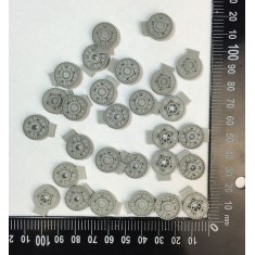 1/35 Road Wheels for WWII Soviet JS-1/JS-2/JS-3/JSU-152 kit (14pcs)