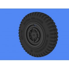 1/35 German Transport Vehicle Horch 1a Road Wheels Set (Gelande Pattern)