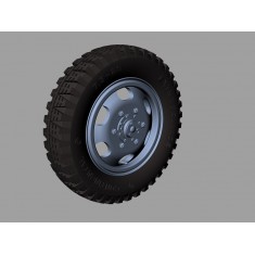 1/35 German Steyr 1500 Road Wheels Set (Gelande Pattern)