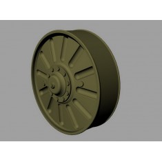 1/35 Soviet Burn Out Wheels Set for BMP-1/2