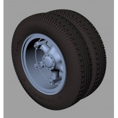 1/35 German Continental Renault AHN Road Wheels