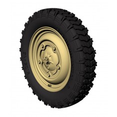 1/35 Schwimmwagen Road Wheels (extra gelande)
