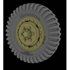 1/35 M8 Greyhound Road Wheels (Firestone)