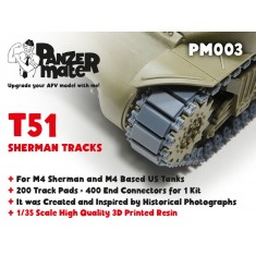 1/35 T51 Sherman Tracks