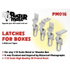 1/35 WWII German Box Latches (4pcs)