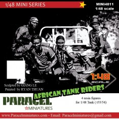1/48 Africa Tank Riders for T-55/T-54 (4 figures)
