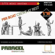 1/72 US PBR Crews at Rest (5 figures)
