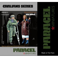 1/35 Injured Soldier One Leg Man and His Elderly Wife Beloved NATASHA