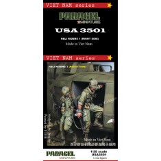 1/35 Vietnam War US Helicopter #1 Right Side Riders (2 figures)