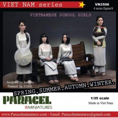 1/35 Vietnam War School Girls (4 figures)