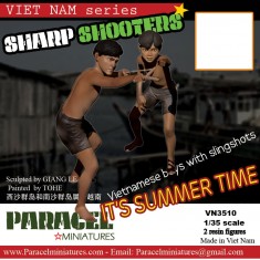 1/35 Vietnamese Kids set - Sharp Shooters (2 figures)