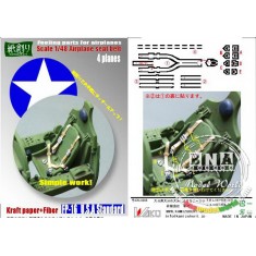 1/48 US Aircraft Standard Seat Belt (for 4 Planes)