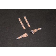 1/32 German Standard Airplane Seat Belts for 2 Planes (Craft Paper+Fiber)