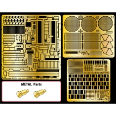 1/35 Panther Ausf.G Detail-up Set for Tamiya 35170/35174/35176/35203 (3 PE+Metal Parts)