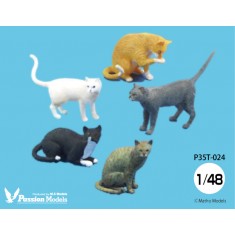 1/48 Cats For Cat Lovers (5pcs)