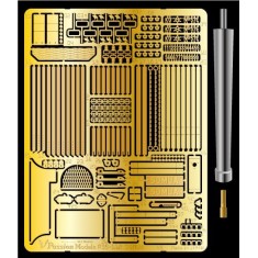 1/35 French Medium Tank Somua S35 Photo-Etched and Barrel Value Set for Tamiya kit #35344