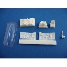 1/72 Nakajima Ki-84 Hayate (Frank) Cockpit with Vacu Canopy for Hasegawa kit