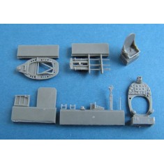 1/72 Supermarine Spitfire F Mk.22 Cockpit Set for Airfix kit