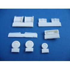 1/72 Mikoyan Mig-21F-13/PMF etc. Wheel and Wheel Well for Bilek kit