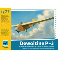 1/72 Dewoitine P-3 3D Printed Models