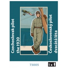 1/72 Czechoslovak Pilot 1920s (3D Printed)