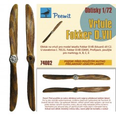 1/72 Fokker D VII Propeller Decals Part.2 for Eduard kits