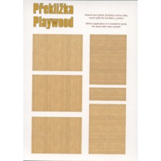 1/72 Light Birch Plywood Decals for New Aircraft