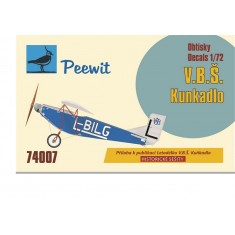 1/72 V.B.S. Kunkadlo Decals for Eduard kits
