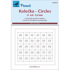 Circles Universal Masks for Wheels 4.0-5.4 mm