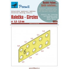 Circles Universal Templates for Wheels 5.0 - 5.9 mm
