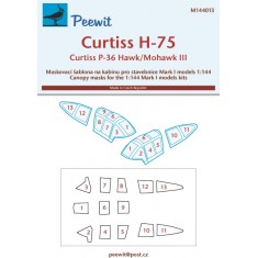 1/144 Curtiss Hawk Canopy Masks for Mark I kits