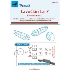 1/144 LavoCkin La-7 Canopy Masks for Mark I kits