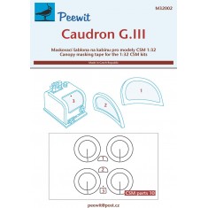 1/32 Caudron G.III Canopy Masks for CSM kit