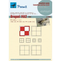 1/48 Breguet 14 Polish Insignia Self-Adhesive Camouflage Masks for Fly 48039