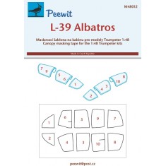 1/48 L-39 Albatros (Trumpeter) Canopy Masks for Trumpeter kits