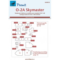 1/48 O-2A Skymaster Canopy Masks for ICM kits