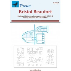 1/48 Bristol Beaufort Canopy Masks for ICM kits