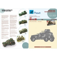 1/72 Tatra OA vz.30 Self-Adhesive Camouflage Masks for First to Fight kits