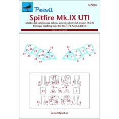 1/72 Spitfire Mk.IX UTI Canopy Masks for AZ model
