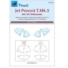 1/72 Jet Provost/Strikemaster Canopy Masks for Sword kits