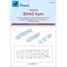 1/72 Nakajima B5N2 Kate Canopy Masks for Airfix 2015 kits