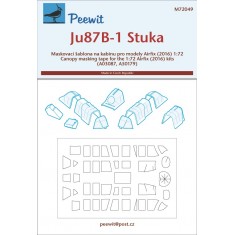 1/72 Ju 87B-1 Stuka Canopy Masks for Airfix 2016 kits