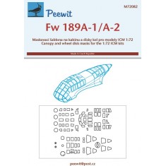 1/72 Fw-189 Canopy Masks for ICM kits