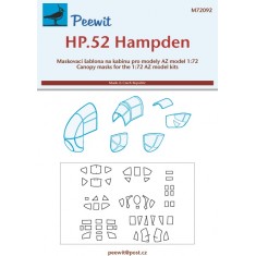 1/72 HP.52 Hampden Canopy Masks for AZ model