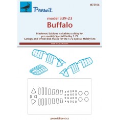 1/72 Buffalo 339-23 Canopy Masks for Special Hobby kits