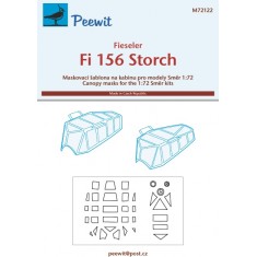 1/72 Fi 156 Storch Canopy Masks for Smer kits