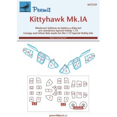 1/72 Kittyhawk Mk.IA Canopy Masks for Special Hobby kits