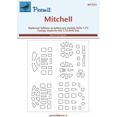 1/72 Mitchell Canopy Masks for Airfix kits